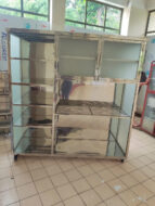 TỦ CHÉN INOX 304, KÍNH CƯỜNG LỰC